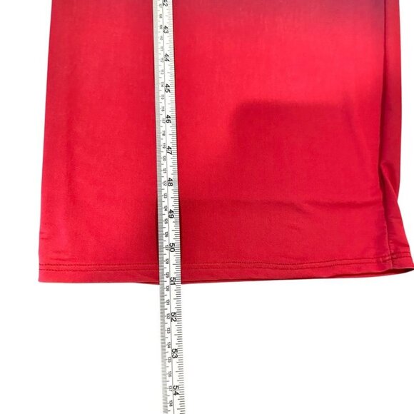 K Too Womens Long Sleeve Gradient Maxi Dress Red/Green/Blue Size M - Picture 9 of 9